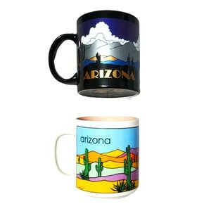 Lot of 2 Vintage Arizona Coffee/Tea Mugs